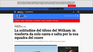 
                            8. La solitudine del tifoso del Witham: in trasferta da solo canta e salta ...