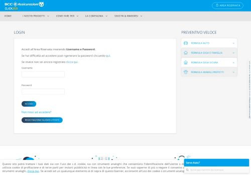 
                            3. La tua polizza auto e casa online - BCC Assicurazioni - Area Riservata