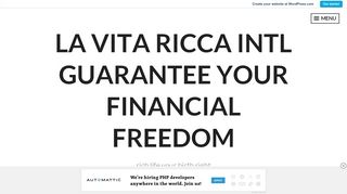 
                            12. LA vita ricca intl guarantee your financial freedom – rich life your birth ...