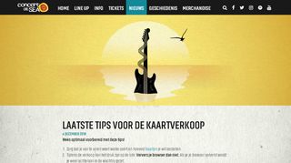 
                            6. Laatste tips voor de kaartverkoop - Concert at SEA