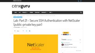 
                            5. Lab: Part 21 - Secure SSH Authentication with NetScaler (public ...