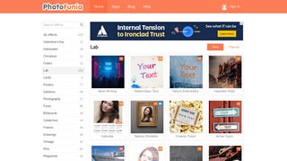 
                            3. Lab - PhotoFunia: Free online funny photo editor lab, full of funny ...