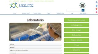 
                            9. Laboratorio - Hospital Pablo Tobón Uribe