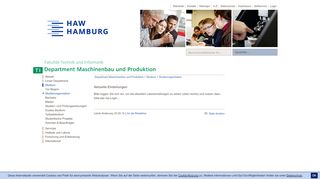 
                            8. Laborgruppen: Department Maschinenbau und Produktion: HAW ...