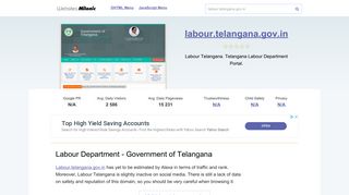 
                            5. Labour.telangana.gov.in website. Labour Department - Government of ...