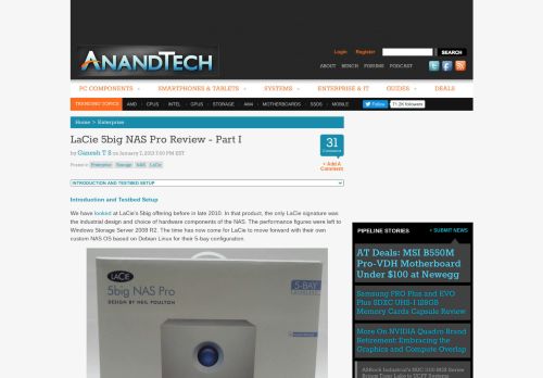 
                            13. LaCie 5big NAS Pro Review - Part I - AnandTech