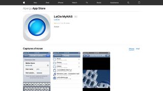 
                            6. LaCie MyNAS dans l'App Store - iTunes - Apple