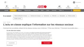 
                            5. L'actu en classe explique l'information sur les ... - Ouest-France