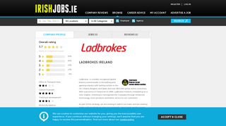 
                            2. Ladbrokes Ireland Jobs and Reviews on Irishjobs.ie