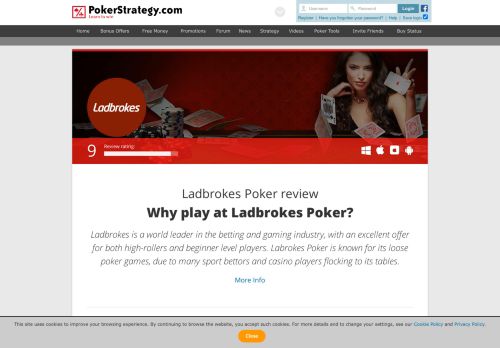 
                            9. Ladbrokes Poker review and bonus offers - PokerStrategy.com