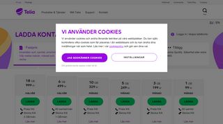 
                            4. Ladda & fyll på kontantkort - Samtal och surf - Telia.se