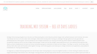 
                            4. Ladies Training – 69 Days Ladies Programm