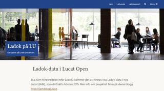 
                            12. Ladok-data i Lucat Open | Ladok på LU