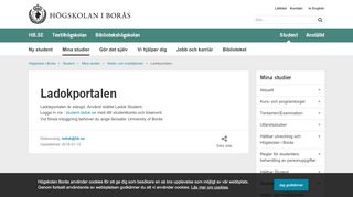 
                            4. Ladokportalen - Högskolan i Borås