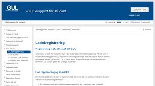 
                            7. Ladokregistrering - -GUL-support för student [GUL]