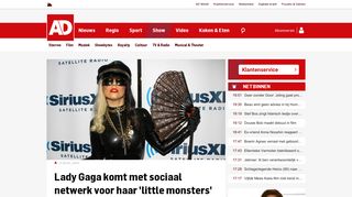 
                            3. Lady Gaga komt met sociaal netwerk voor haar 'little monsters' | Show ...