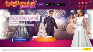 
                            3. LADY POPULAR: The best online fashion & dress up game!