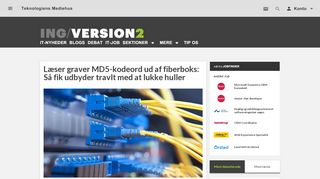 
                            8. Læser graver MD5-kodeord ud af fiberboks: Så fik udbyder travlt med ...