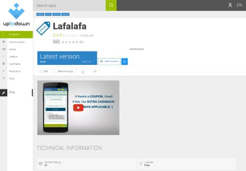 
                            11. Lafalafa 3.4.6 for Android - Download