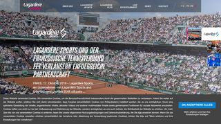 
                            2. Lagardère Sports and Entertainment: Home page