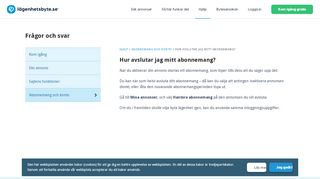 
                            13. Lägenhetsbyte.se - Hur avslutar jag mitt abonnemang?