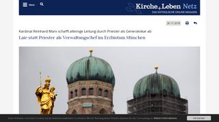 
                            9. Laie statt Priester als Verwaltungschef im Erzbistum München - Kirche ...