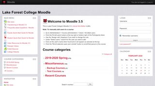 
                            10. Lake Forest College Moodle