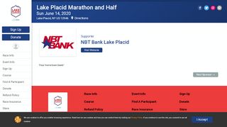 
                            7. Lake Placid Marathon and Half: NBT Bank Lake Placid - RunSignup