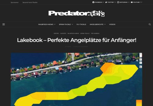 
                            6. Lakebook – Perfekte Angelplätze für Anfänger! | predator.fishing