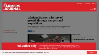 
                            9. Lakeland Dairies: a history of growth through mergers and ...