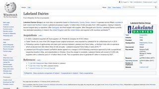
                            2. Lakeland Dairies - Wikipedia