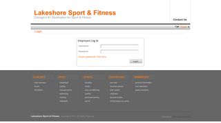 
                            13. Lakeshore Sport & Fitness - Employee Login