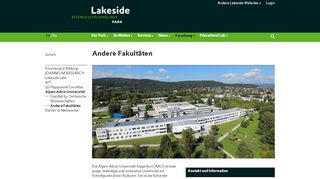 
                            12. Lakeside Park und Universität Klagenfurt