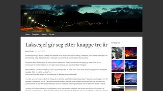 
                            10. Laksesjef gir seg etter knappe tre år | iSKAFONO