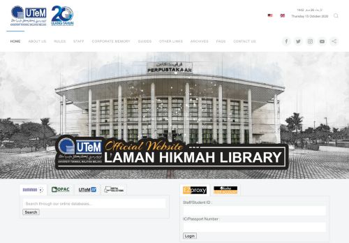 
                            5. Laman Hikmah Library UTeM