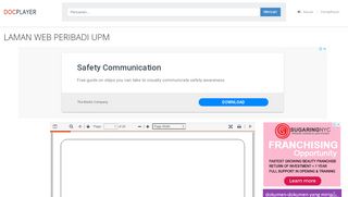 
                            10. LAMAN WEB PERIBADI UPM - PDF - DocPlayer.info