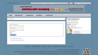 
                            13. Laman Web Rasmi Hospital Seri Manjung