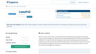 
                            7. LamaPoll Reviews and Pricing - 2019 - Capterra