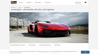
                            6. Lamborghini Gebrauchtwagen kaufen bei AutoScout24