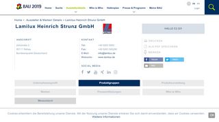 
                            6. Lamilux Heinrich Strunz GmbH auf der BAU 2019