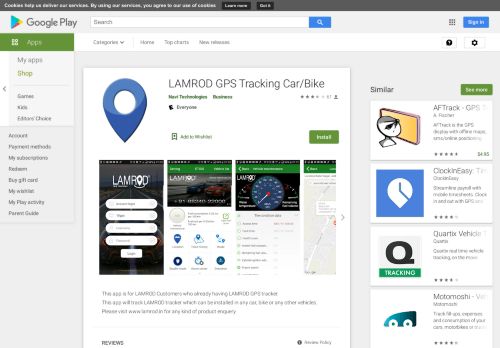 
                            5. LAMORD GPS Tracking Car/Bike - Apps on Google Play