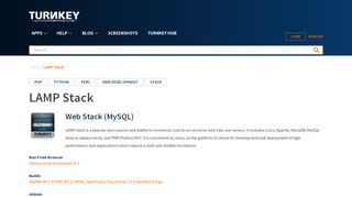 
                            8. LAMP Stack | TurnKey GNU/Linux