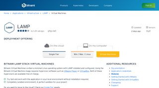 
                            13. LAMP Virtual Machines - Bitnami