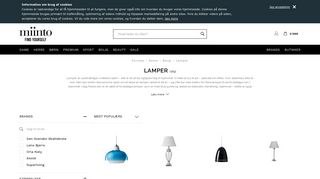 
                            11. Lamper | Find flotte lamper til hjemmet online på Miinto.dk