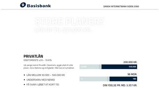 
                            2. Lån penge - Basisbank