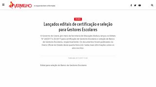 
                            9. Lançados editais de certificação e seleção para Gestores Escolares ...