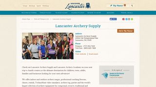 
                            7. Lancaster Archery Supply | Pennsylvania Dutch Country | Lancaster, PA