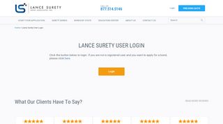 
                            11. Lance Surety User Login | Lance Surety Bonds