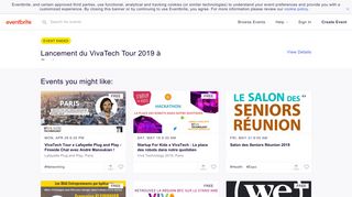 
                            9. Lancement du VivaTech Tour 2019 à Paris Tickets, Thu, Oct 4, 2018 at ...