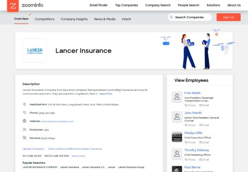 
                            6. Lancer Insurance Company | ZoomInfo.com